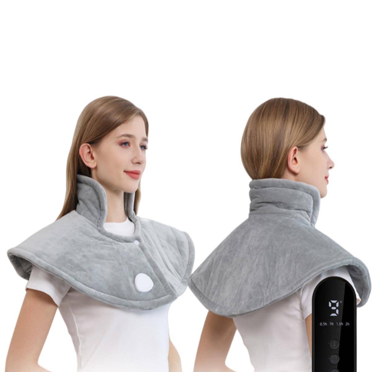 Wärmendes Schultertuch zur Linderung von Schulterschmerzen - 9 Heizstufen & Timer