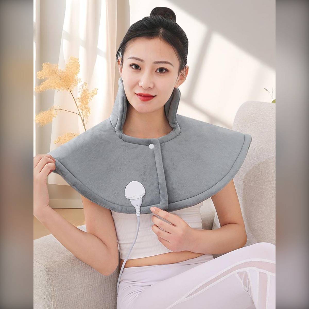 Wärmendes Schultertuch zur Linderung von Schulterschmerzen - 9 Heizstufen & Timer