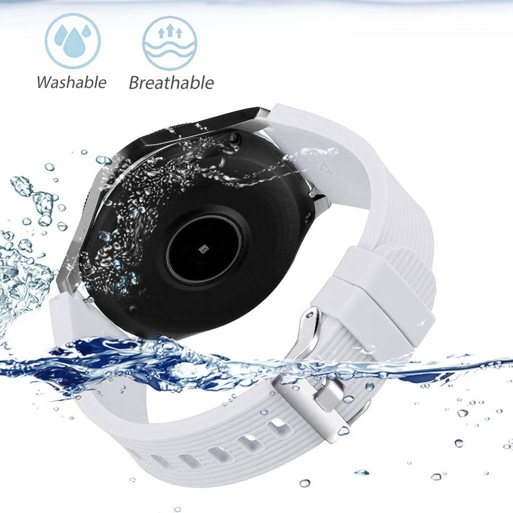Armband für Samsung Galaxy Watch 46 mm - weiß - L