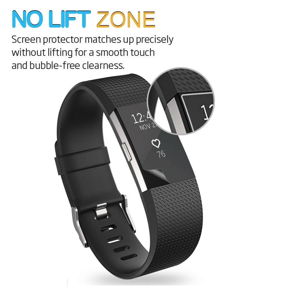Displayschutzfolie Fitbit Charge 2 TPU 5er-Pack