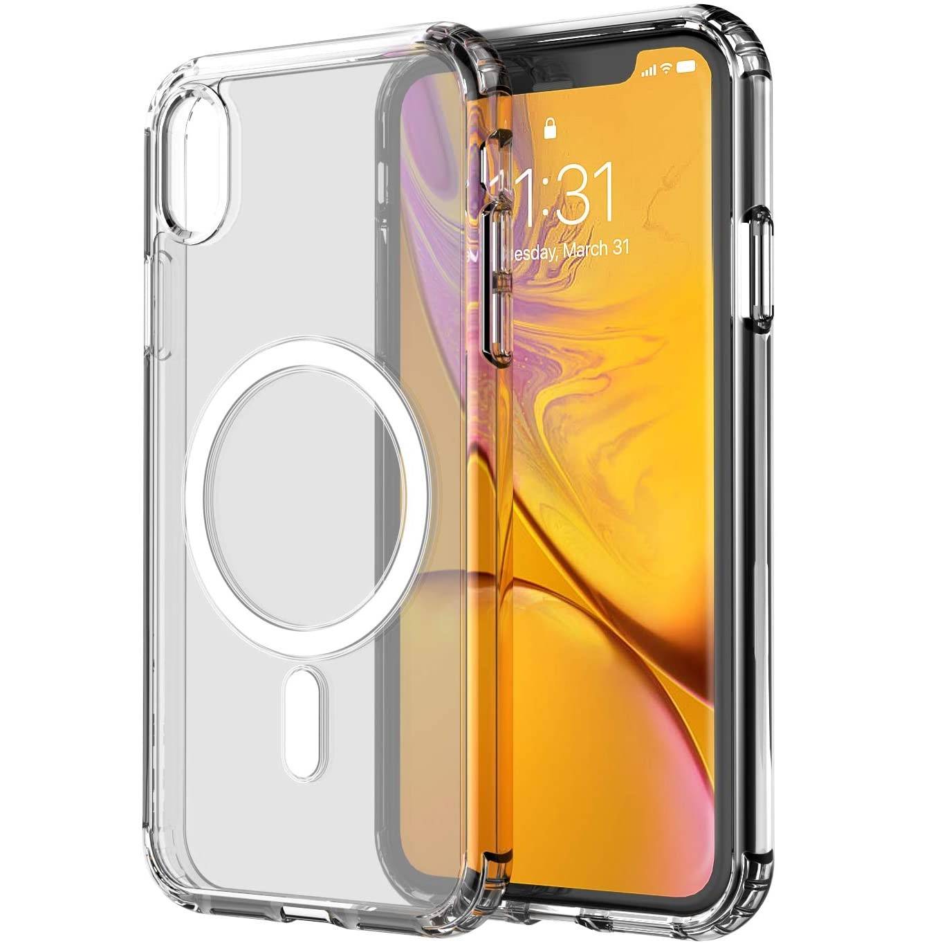 iPhone XR Handyhülle für MagSafe-Ladegerät Transparent