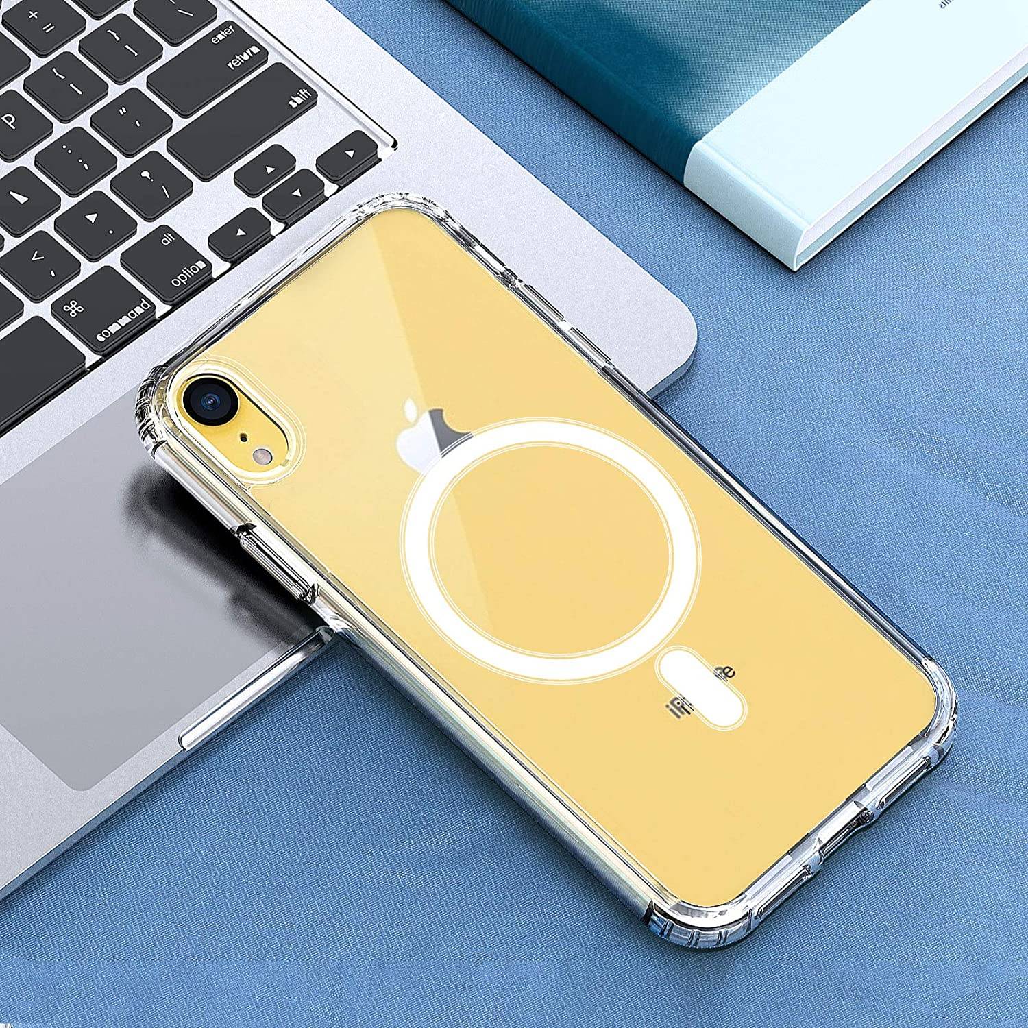 Mobile Case kompatibel mit iPhone X/XS MagSafe Charging Support Clear/White