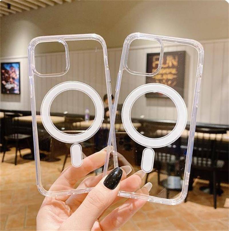 iPhone 11 Handyhülle kompatibel mit MagSafe Ladegerät Transparent