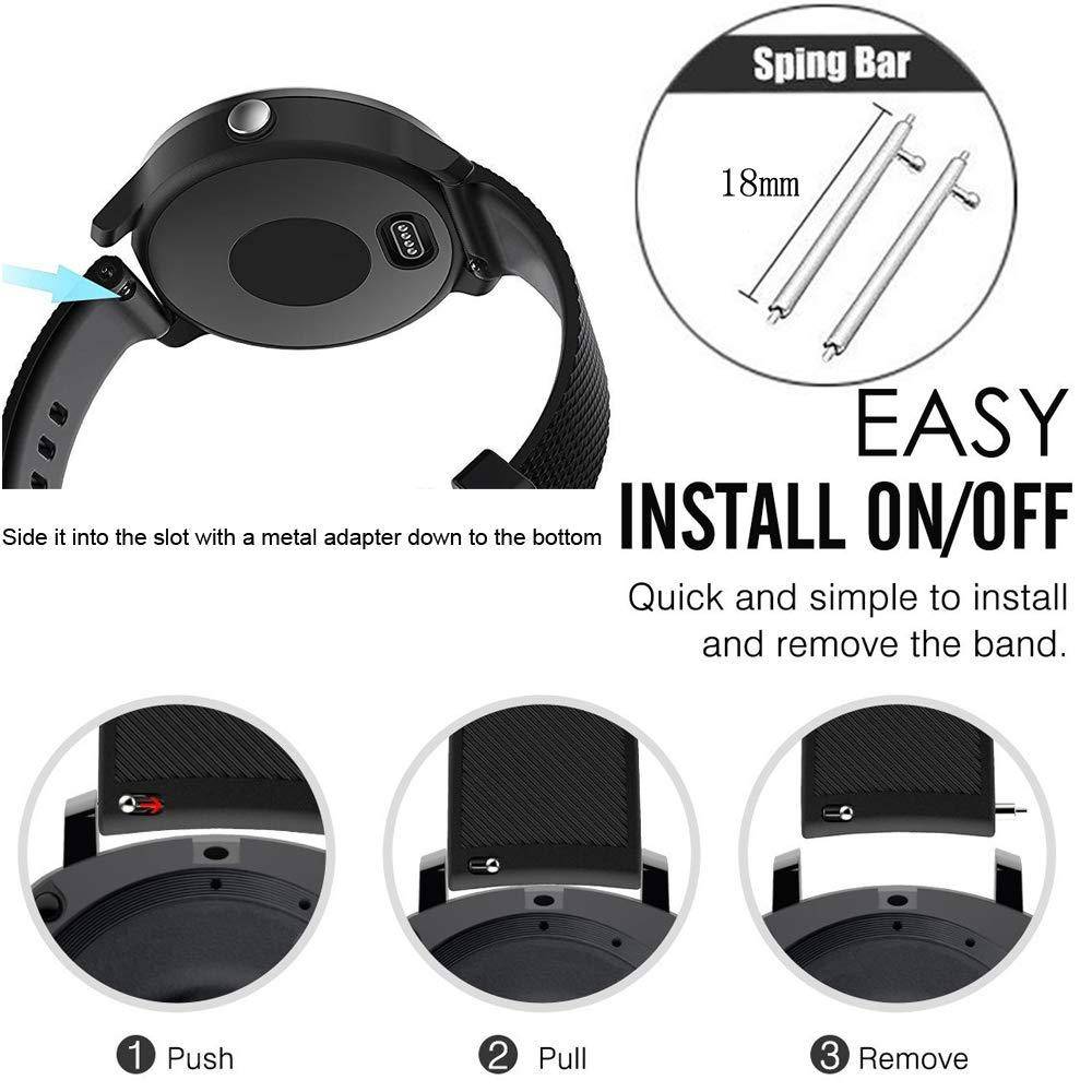 Garmin VivoActive 4S Uhrenarmband Silikon White