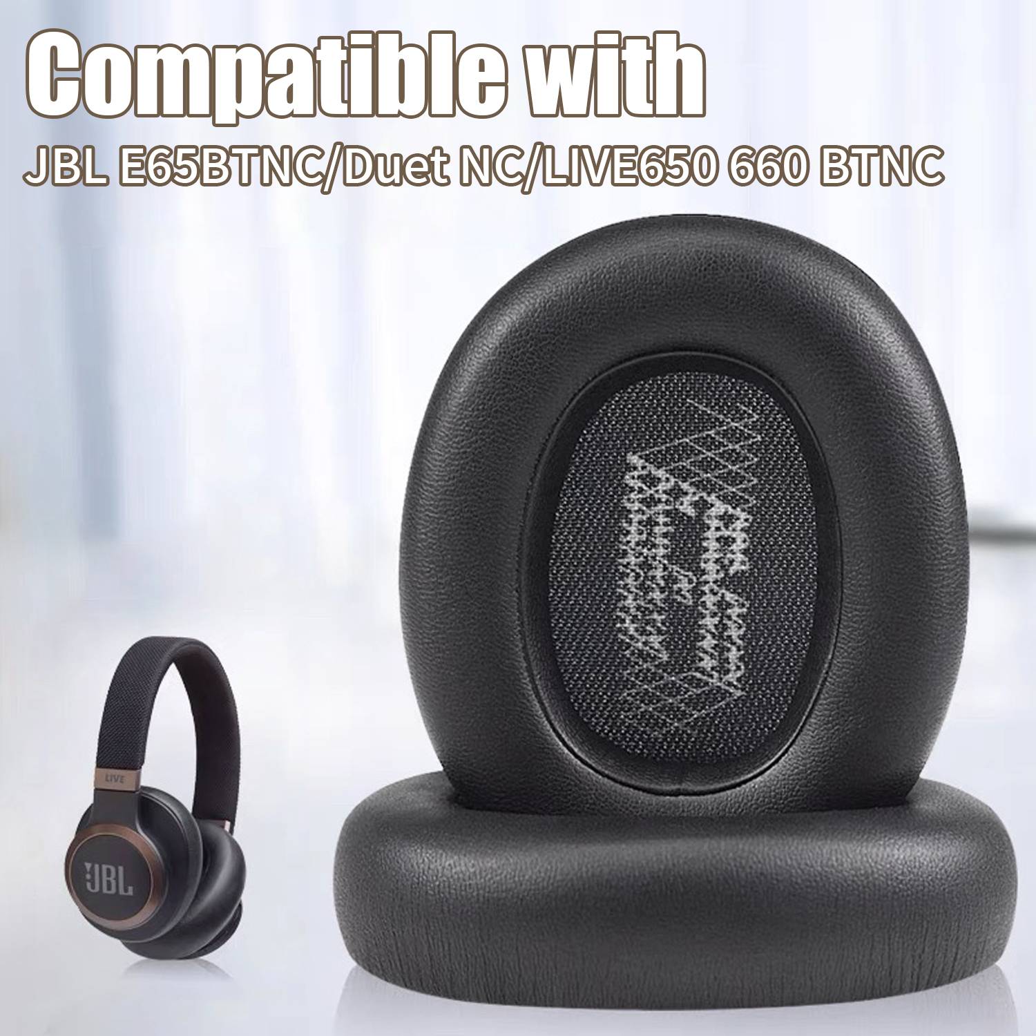 Ohrpolster für JBL E65BTNC / Duet NC / LIVE650 660 BTNC 1 Paar
