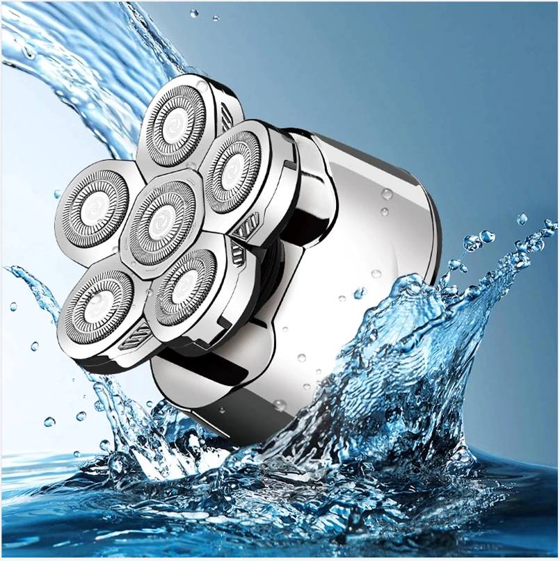 6-in-1 Rasierer/Trimmer für Kopf und Gesicht