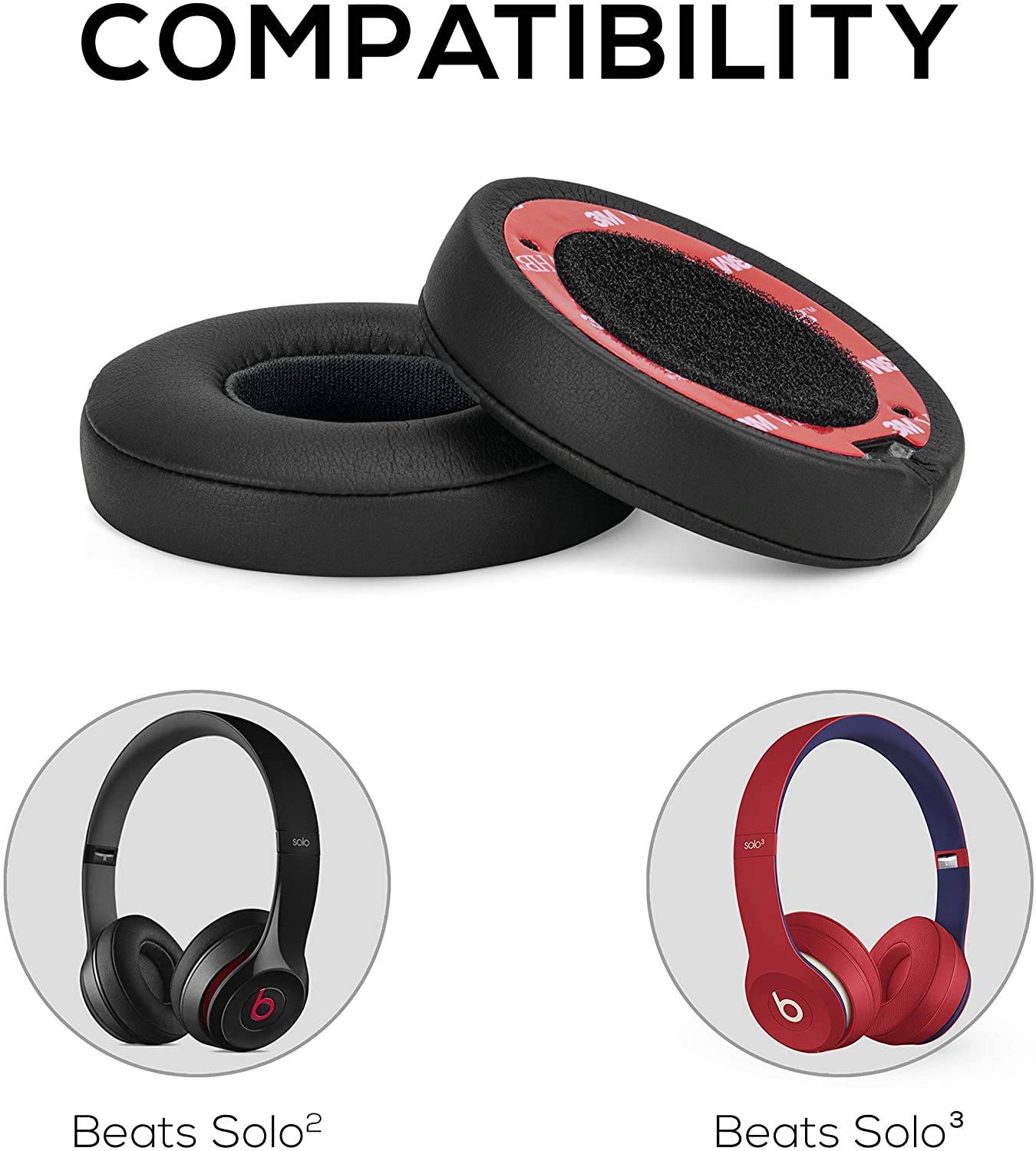 Ohrpolster für Beats Solo 2/3 1 Paar