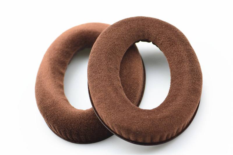 Ohrpolster für Sennheiser HD598 HD599 569 559 Velours 1 Paar Braun
