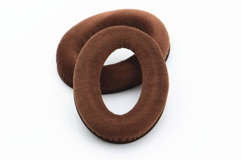 Ohrpolster für Sennheiser HD598 HD599 569 559 Velours 1 Paar Braun
