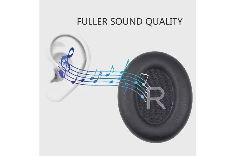 Ohrpolster für Bose QC45 Kopfhörer Schwarz