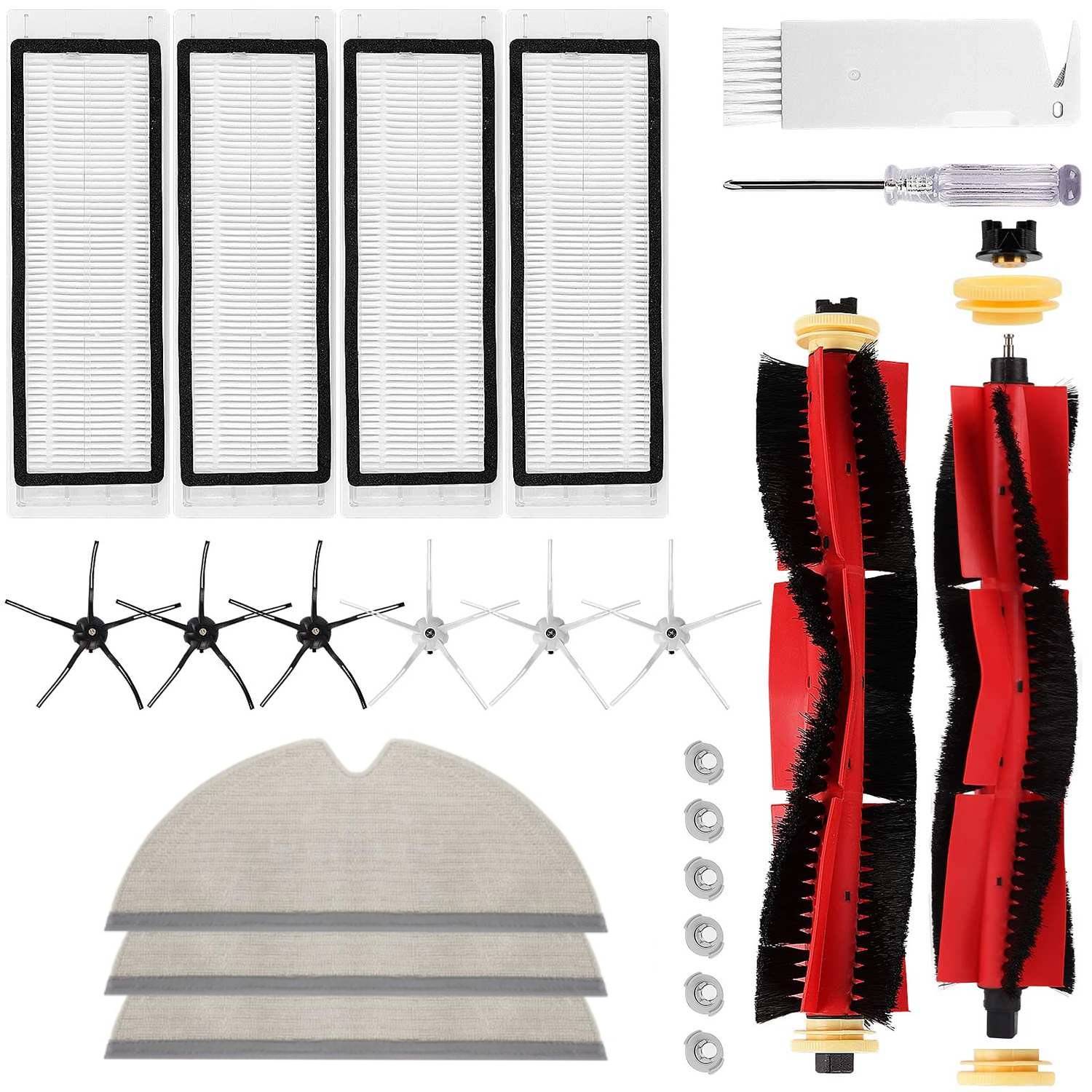 Zubehör für Xiaomi Roborock S5 / S6 Roboterstaubsauger 23 Teile