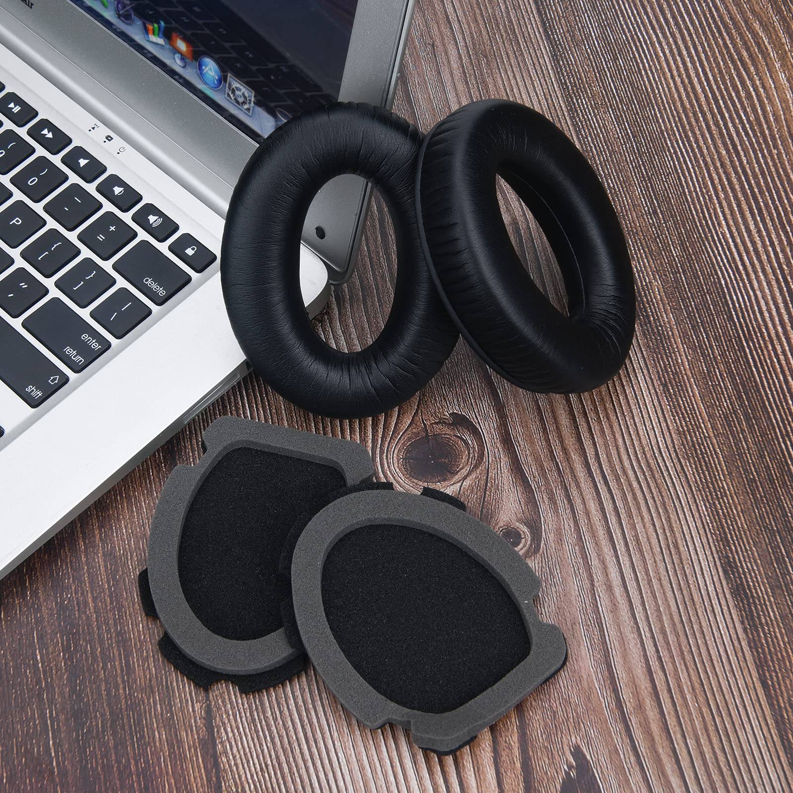 Ohrpolster für Bose Aviation X A20 / A10 Kunstleder Ear Pads schwarz 1 Paar