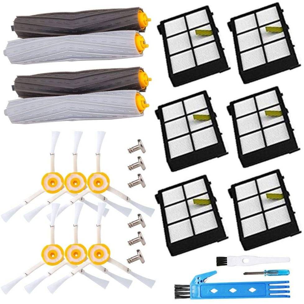 Ersatzteile Bürsten HEPA-Filter iRobot Roomba 800/900 Serie 25 Teile