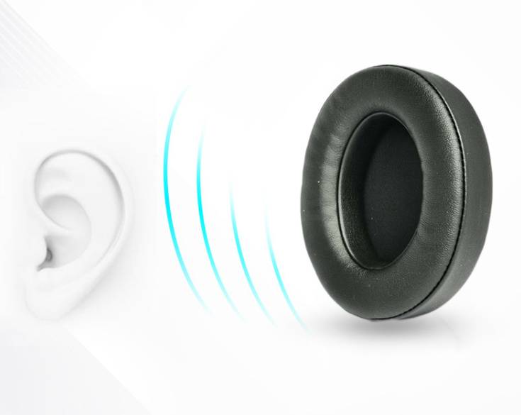 Ohrpolster für Beats Studio 2.0 1 Paar Black