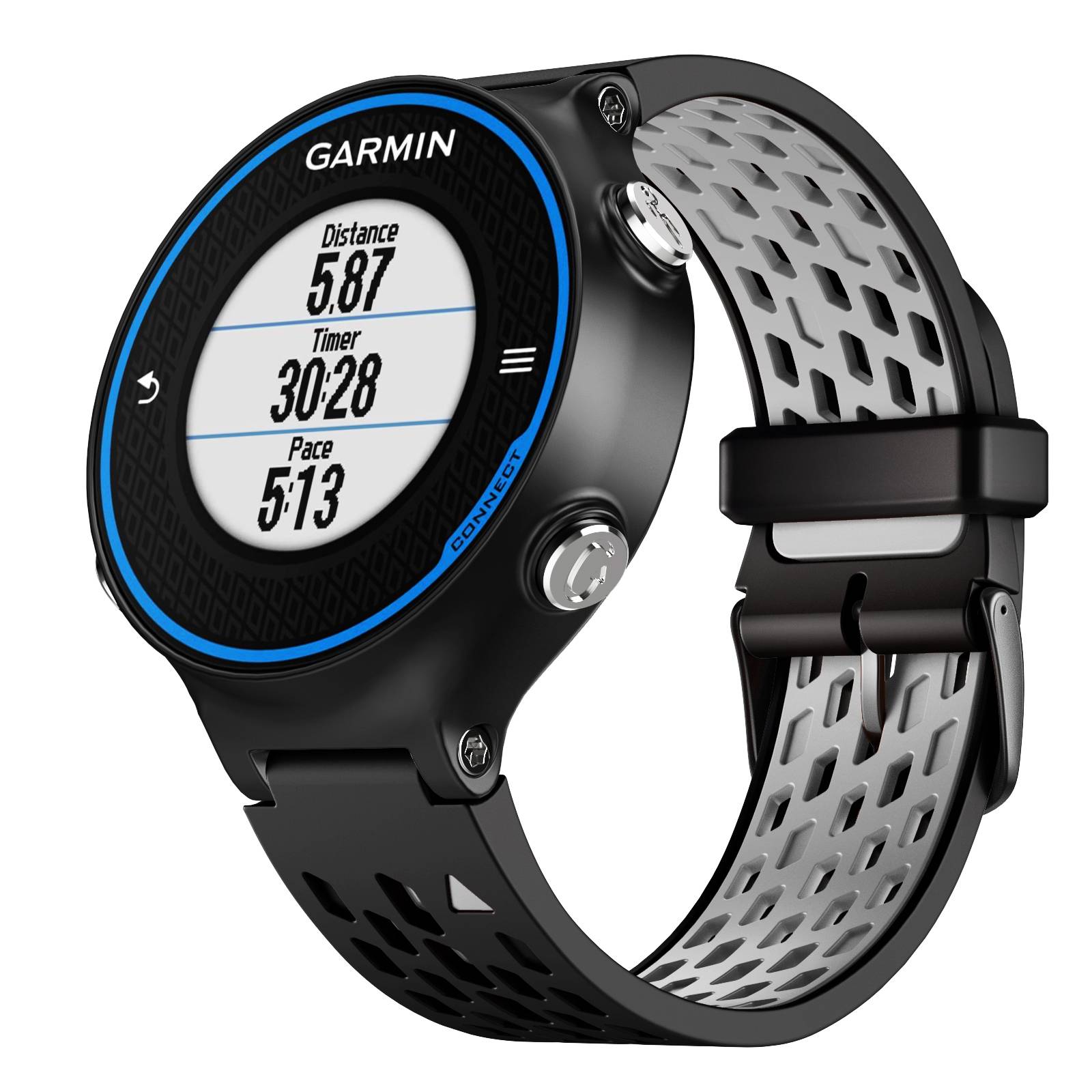 Garmin Forerunner 620/630/220/230/235/735XT Armband Schwarz/Grau
