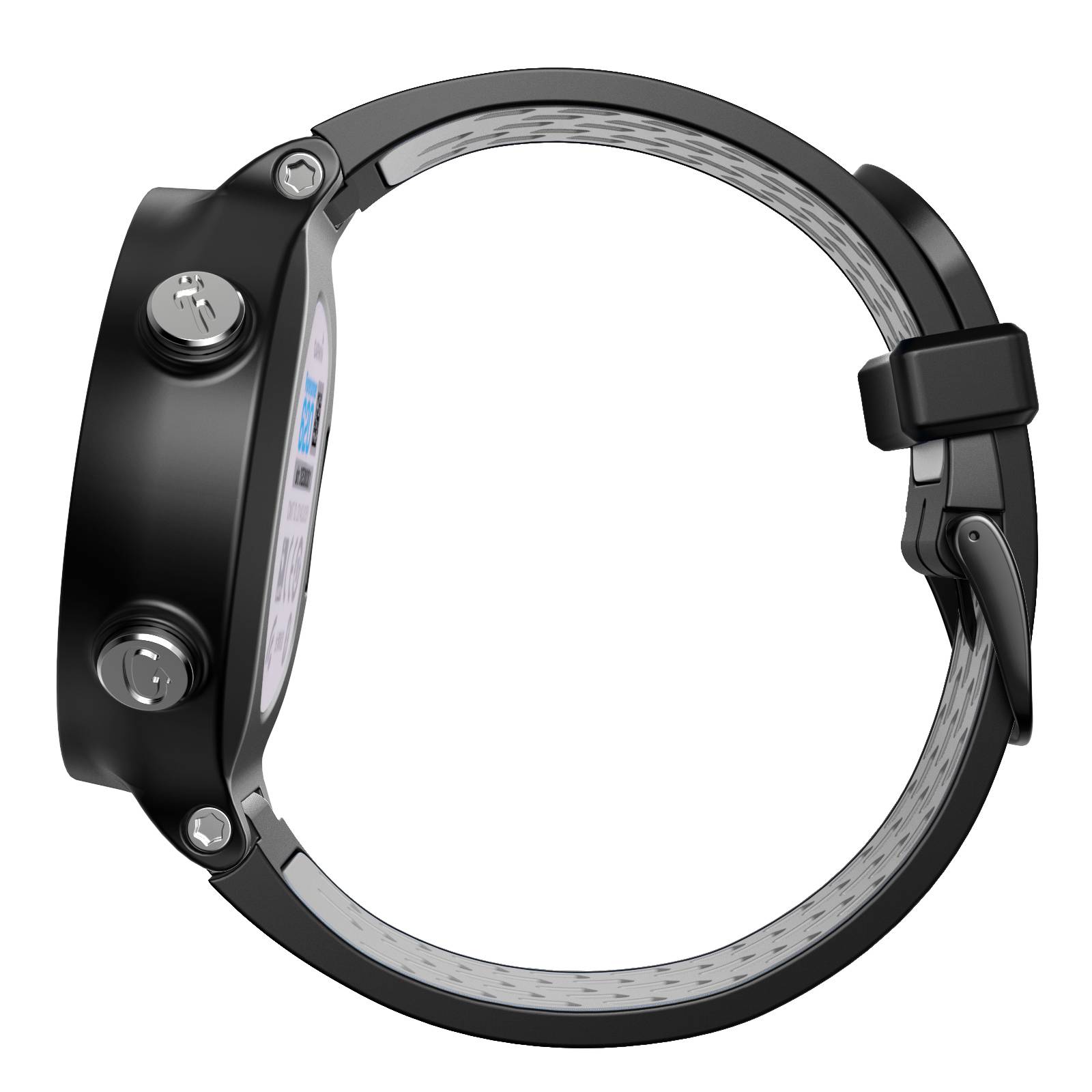 Garmin Forerunner 620/630/220/230/235/735XT Armband Schwarz/Grau