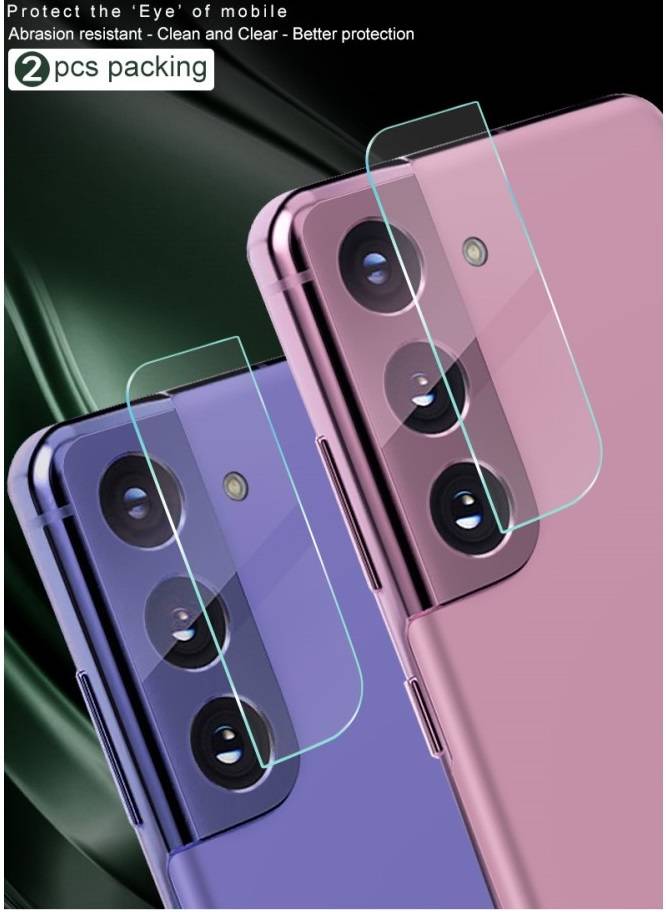 Samsung Galaxy S21 Objektivdeckel 2er-Pack Transparent