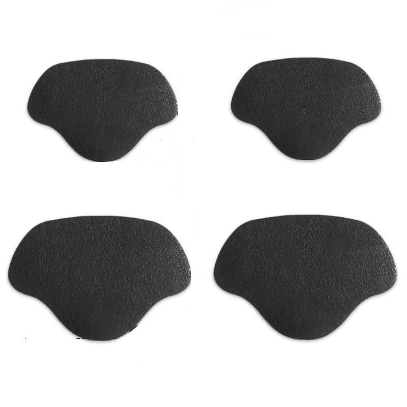 Aufkleber Reparaturflicken für Schuhfersen-Reparatur Schwarz 4 Stück Black