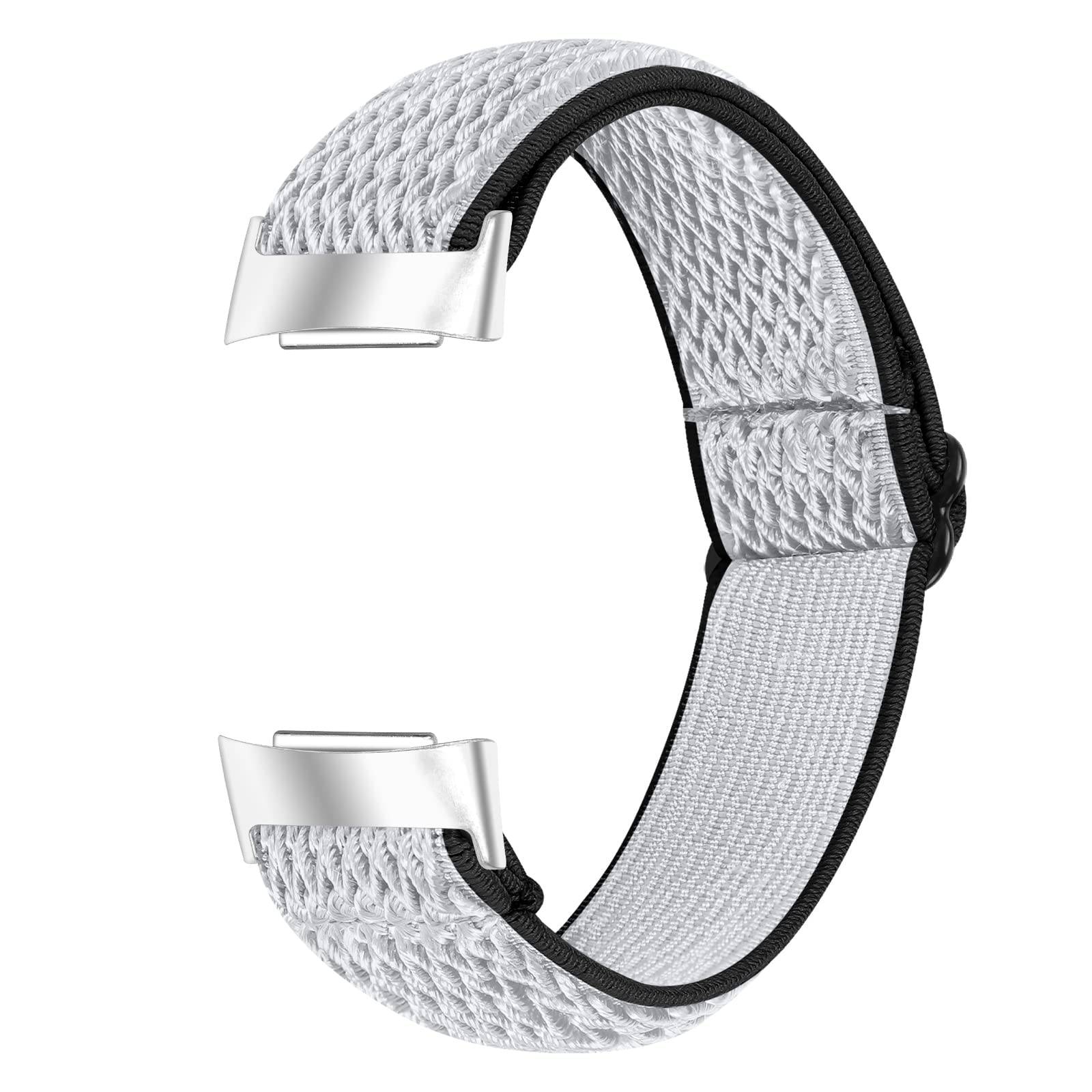 Fitbit Charge 5 Armband Nylon Grau / Schwarz