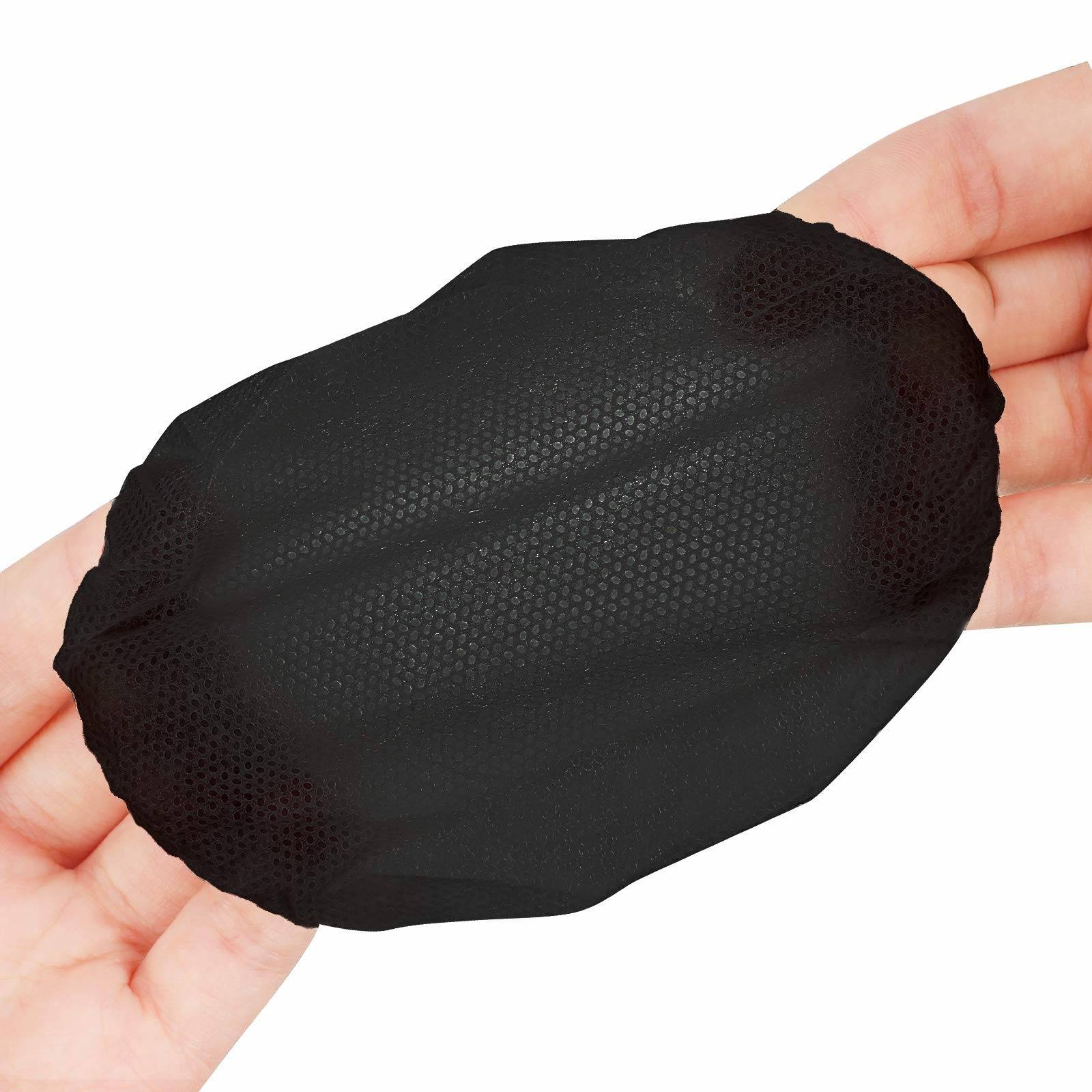 Einweg-Ohrenschützer für Kopfhörer 11 cm 100 Teile Schwarz
