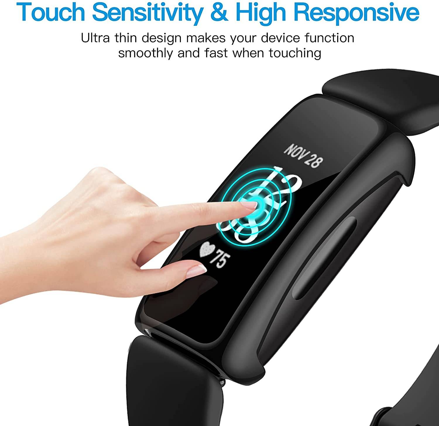 Fitbit Inspire 2 Uhrengehäuse Schwarz