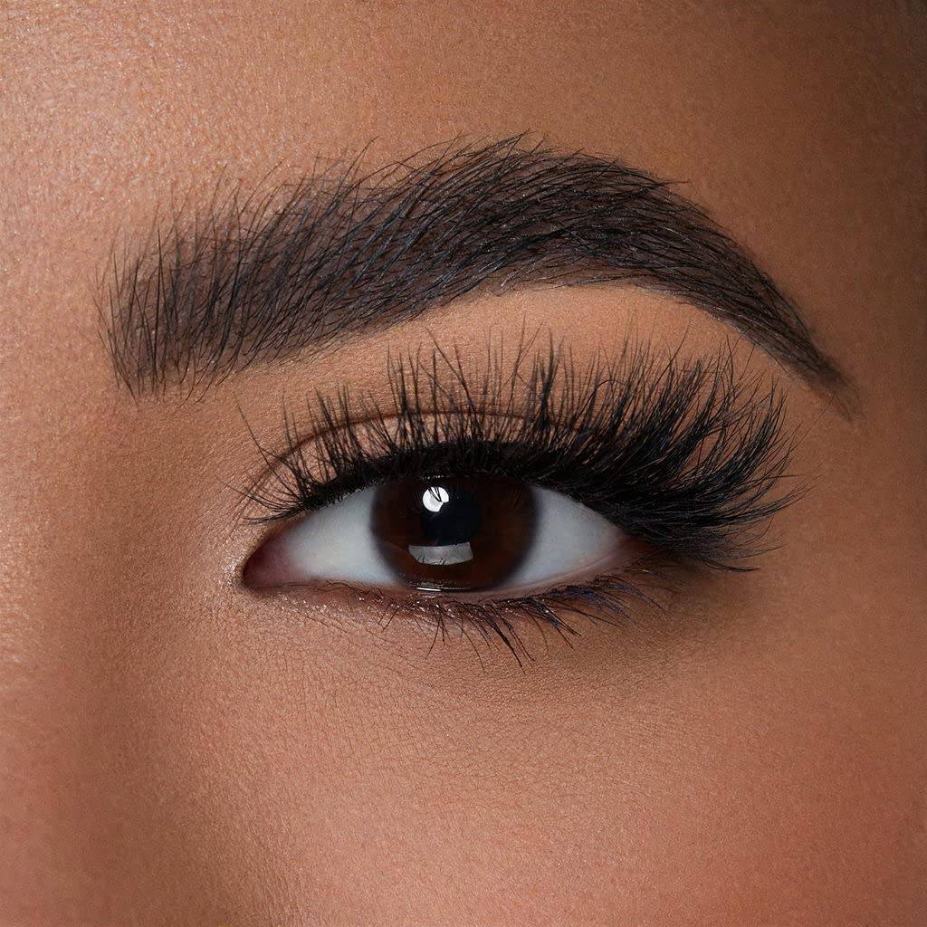 Künstliche Wimpern magnetisch Naturform/dicht 2 Paar Schwarz