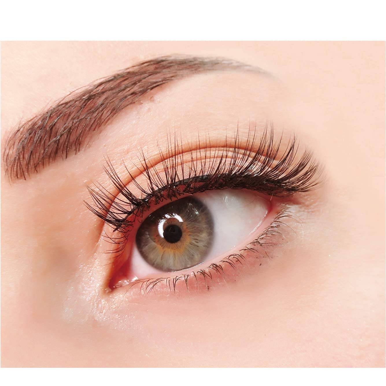 Künstliche Wimpern magnetisch Naturform/dicht 2 Paar Schwarz