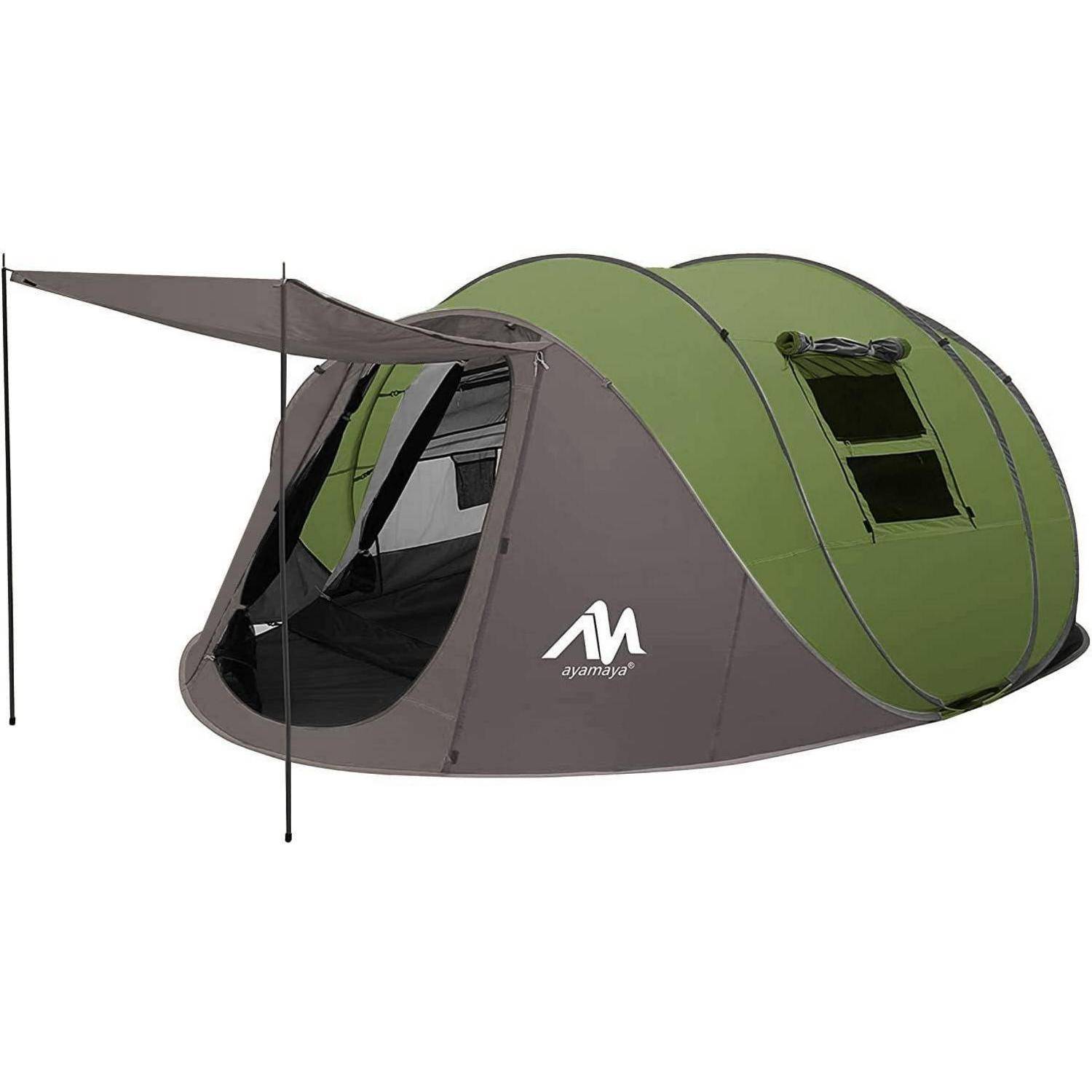Zelt 4-6 Personen Wasserdicht Pop up Zelte Familienzelt mit Vorraum