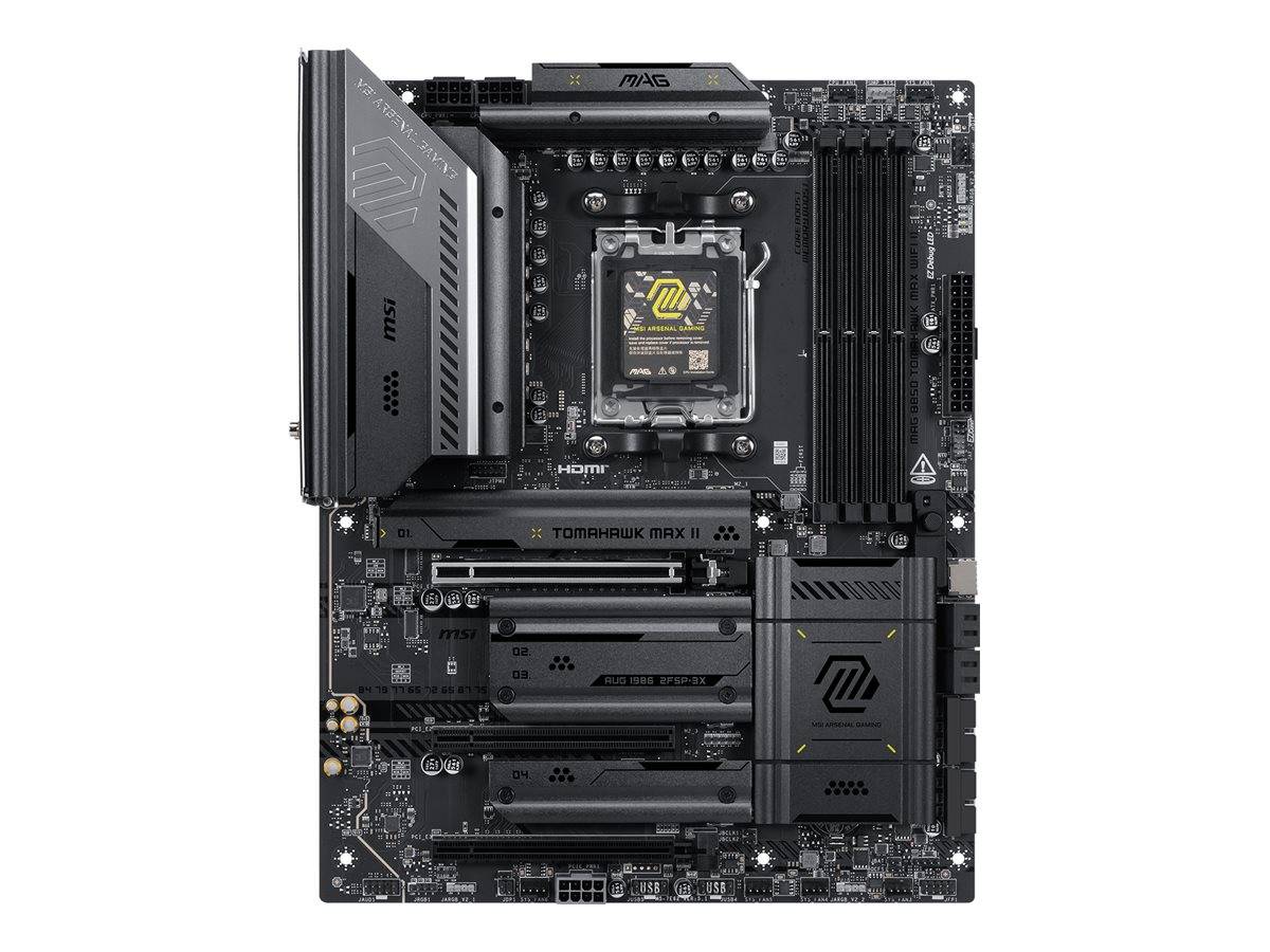 MSI MAG B850 TOMAHAWK MAX WIFI II - Motherboard - ATX - Socket AM5 - AMD B850 Chipsatz - USB-C 3.2 Gen 2x2, USB-C 3.2 Gen2, USB 3.2 Gen 1, USB 3.2