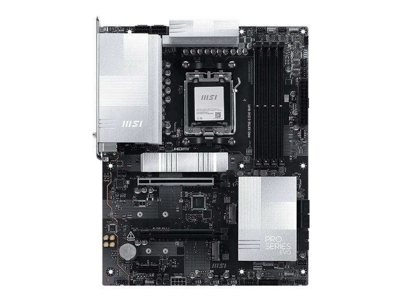 MSI PRO X870E-S EVO WIFI - Motherboard - ATX - Socket AM5 - AMD X870E Chipsatz - USB-C 3.2 Gen 2x2, USB-C 3.2 Gen2, USB 3.2 Gen 2, USB 3.2 Gen