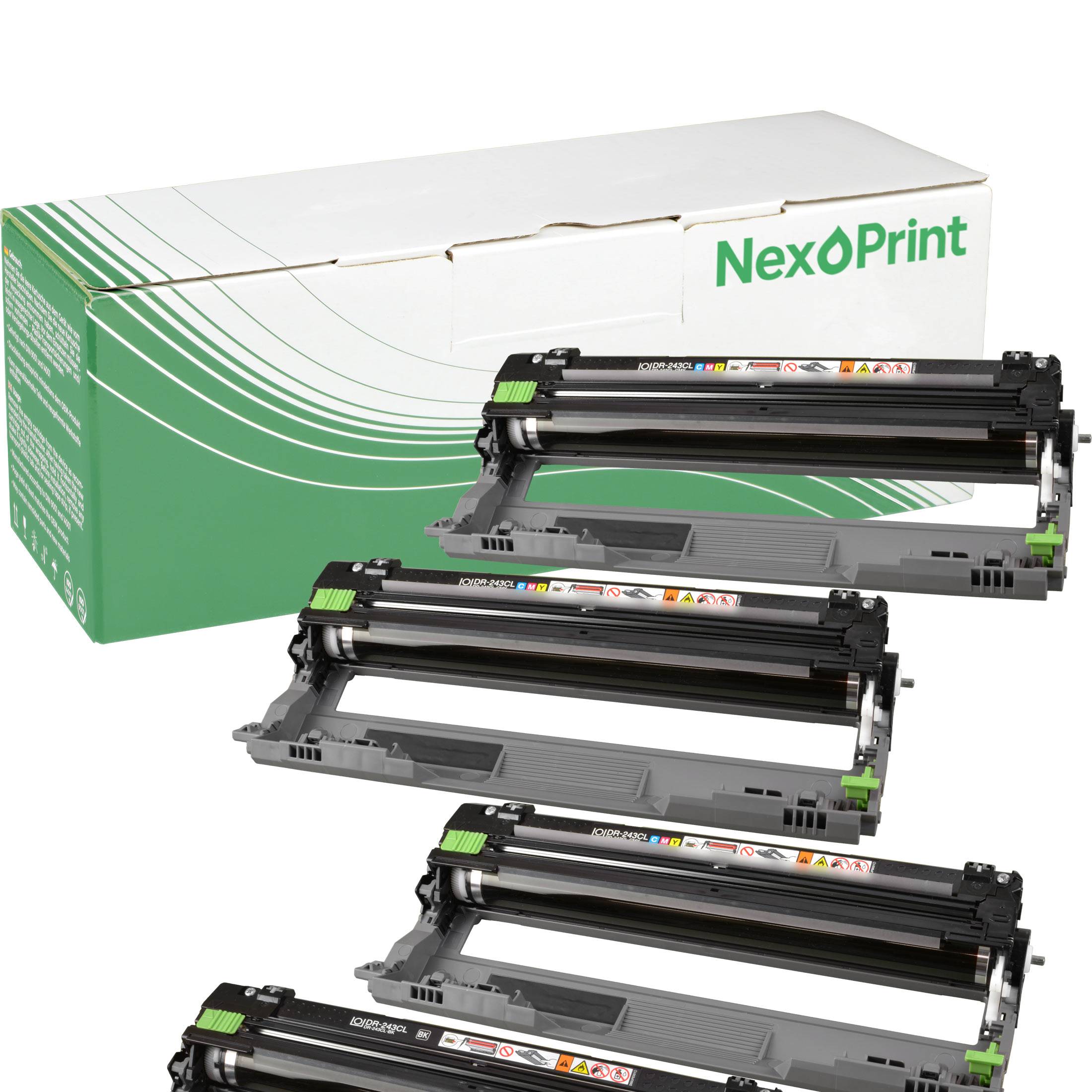 NexoPrint DR-241CL 4-farbig kompatibel mit Brother HL-3140CW HL-3150CDW MFC-9140CDN 15000 Seiten