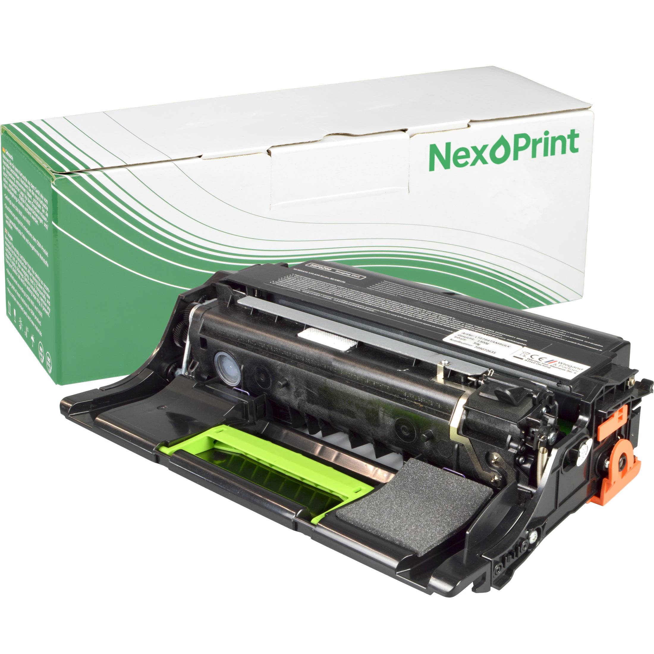 NexoPrint 56F0Z00 schwarz kompatibel mit Lexmark MS321dn MS421dn MX321adn 60000 Seiten