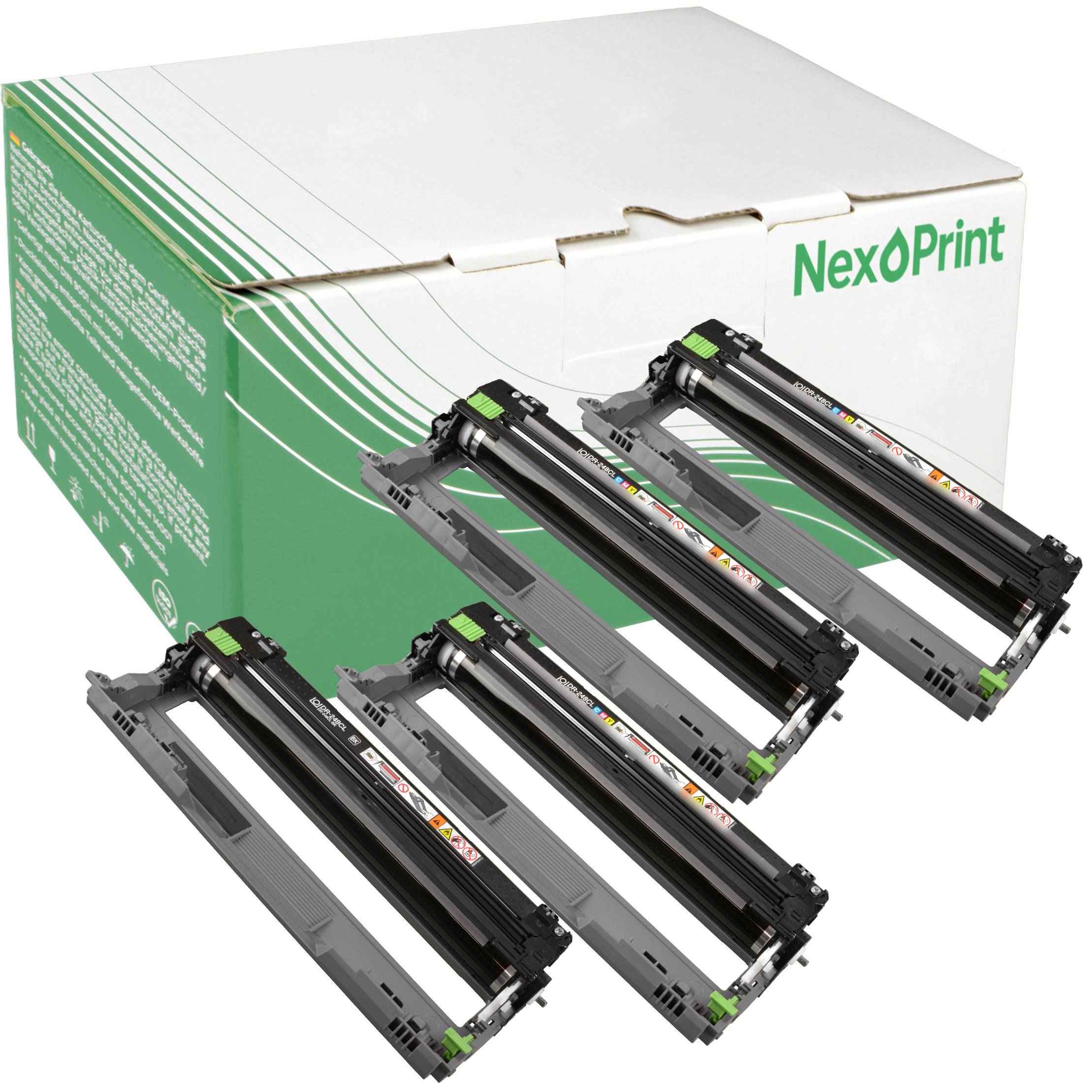 NexoPrint DR-248CL 4-farbig kompatibel mit Brother HL-L3210CW HL-L3270CDW MFC-L3730CDN 30000 Seiten