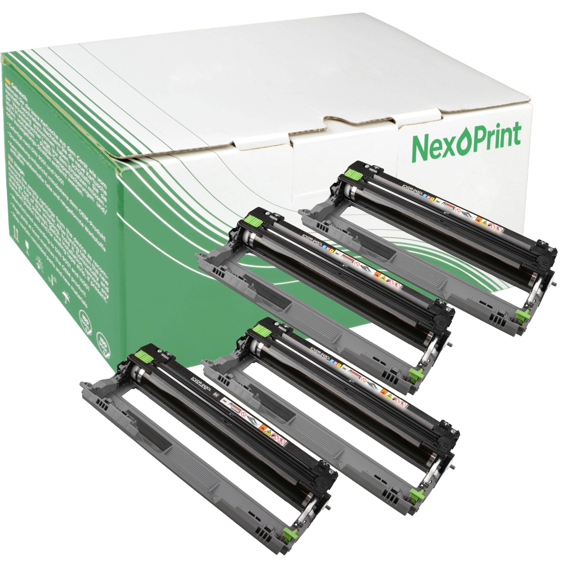 NexoPrint DR-243CL 4-farbig kompatibel mit Brother HL-L3210CW HL-L3270CDW MFC-L3730CDN 18000 Seiten