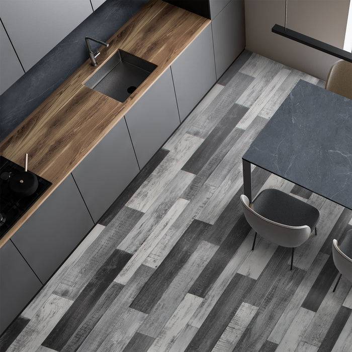 FLOORDIREKT CV-Belag Plaza - Extra abriebfester & pflegeleichter PVC-Bodenbelag 100 x 300 cm - Cuban Oak 909 M