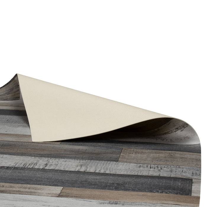 FLOORDIREKT CV-Belag Plaza - Extra abriebfester & pflegeleichter PVC-Bodenbelag 100 x 50 cm - Oak Chevron 907 M