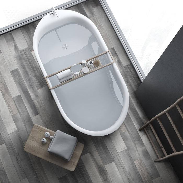 FLOORDIREKT CV-Belag Plaza - Extra abriebfester & pflegeleichter PVC-Bodenbelag 100 x 300 cm - Holm Oak 999 M