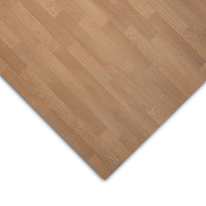 FLOORDIREKT CV-Belag Atlantic - Extra abriebfester & pflegeleichter PVC-Bodenbelag 100 x 400 cm - Buche-Optik 101 S