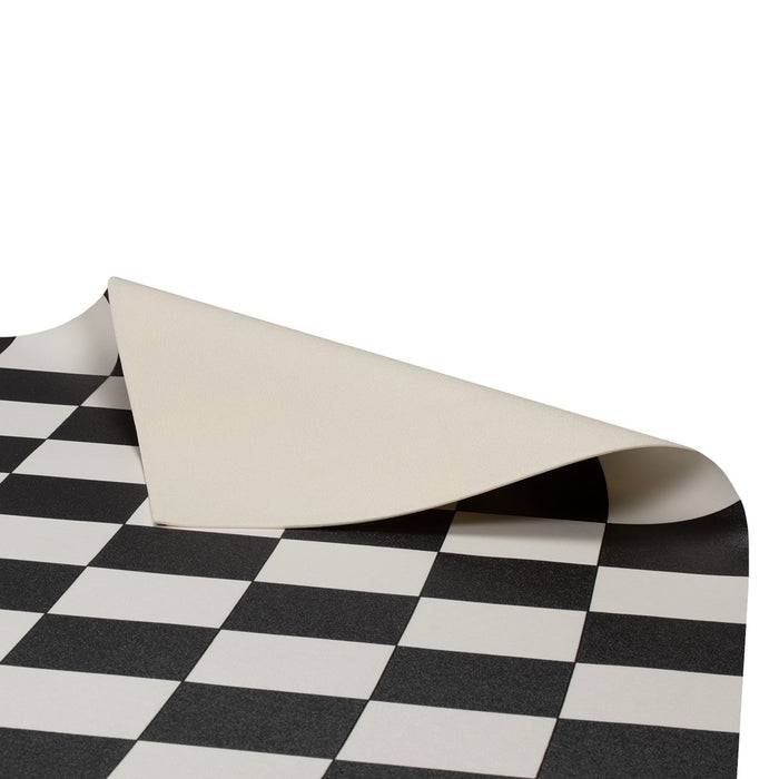 FLOORDIREKT CV-Belag Atlantic - Extra abriebfester & pflegeleichter PVC-Bodenbelag 100 x 250 cm - Damier 019 D