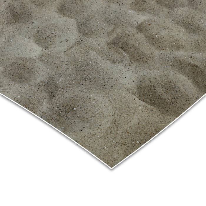 FLOORDIREKT 3D CV-Belag Sand - Extra abriebfester & pflegeleichter PVC-Bodenbelag 100 x 100 cm