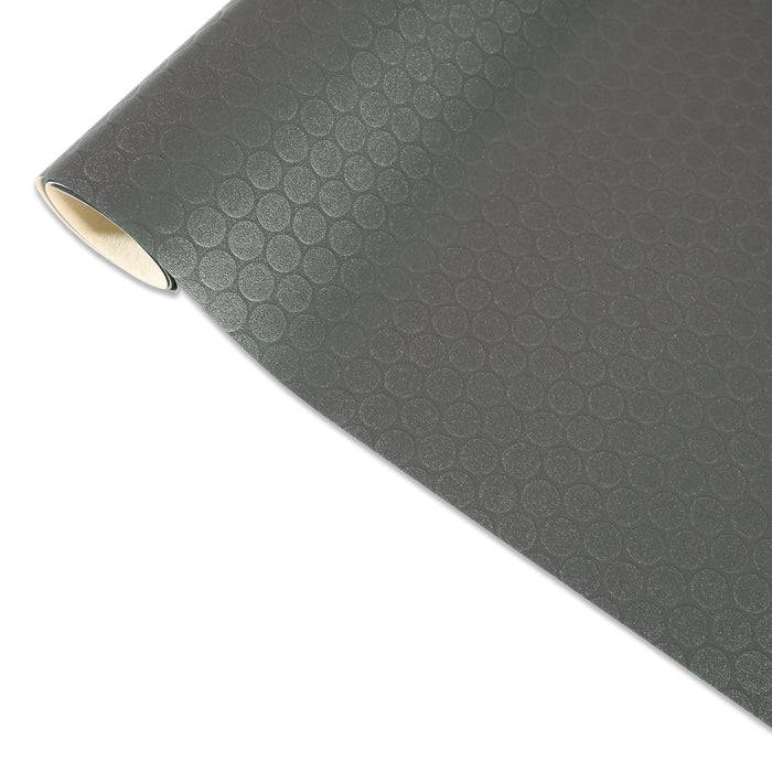 FLOORDIREKT CV-Belag Fairplay - Extra abriebfester & pflegeleichter PVC-Bodenbelag 100 x 100 cm - Anthrazit