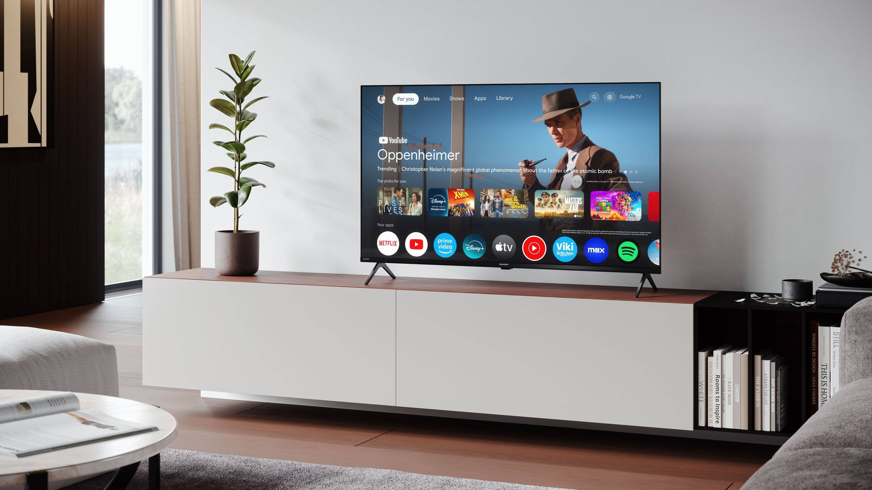Sharp 43HL4265E 43 Zoll 4K Ultra HD LED Fernseher Google TV Dolby Vision Atmos HDMI 2.1 Triple Tuner