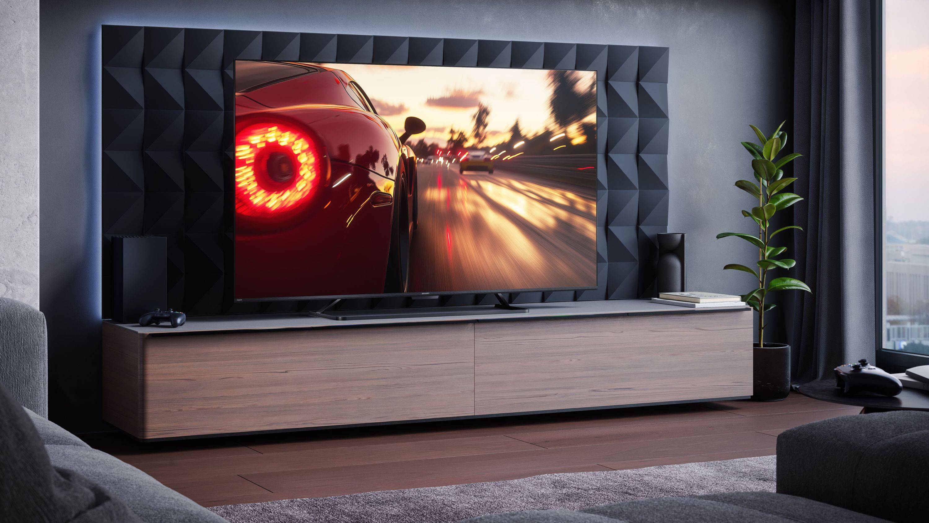 Sharp 65HR7265E 65 Zoll 4K QLED Fernseher 144Hz Google TV Dolby Vision IQ Atmos HDMI 2.1 VRR Gaming