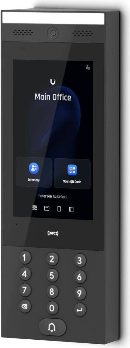 Ubiquiti 20° inward angle mounting provides an enhanced camera viewing angle