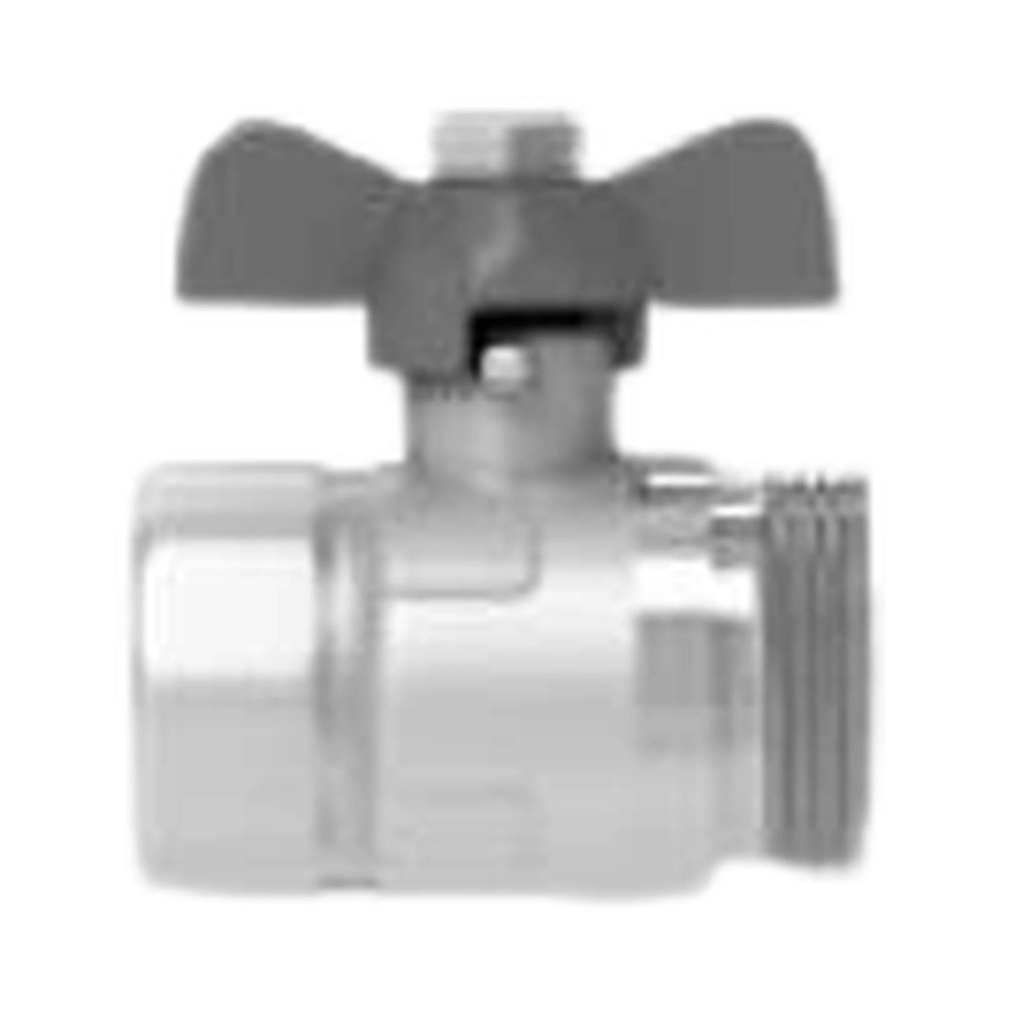 Vogel & Noot Kugelhahn Set, horizontal, 3/4' IG x 1' AG, 1 Stk.