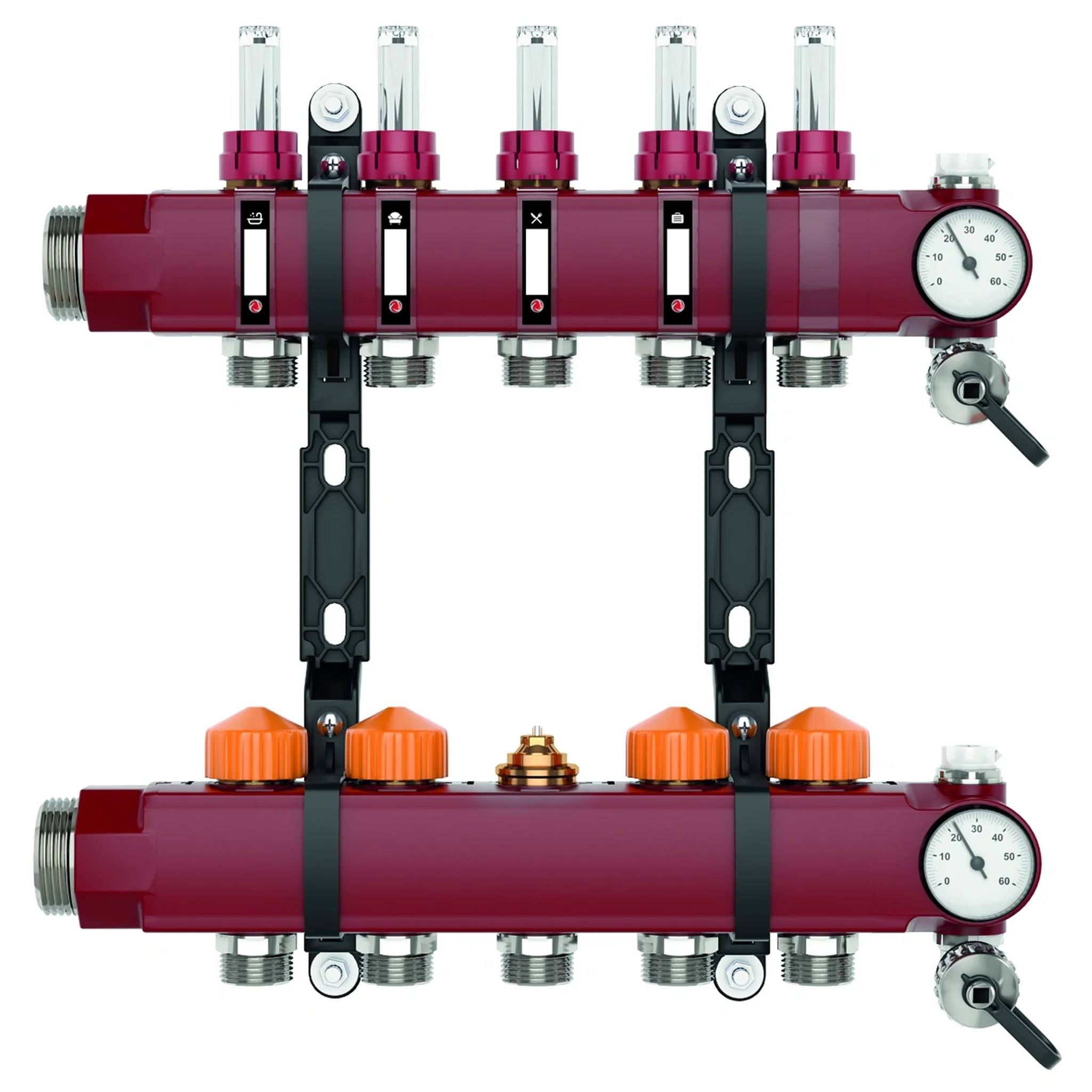 Vogel & Noot FLOORTEC Kunststoffverteiler, AFC 10HK, exkl. Kugelhahn, 1 Stk.