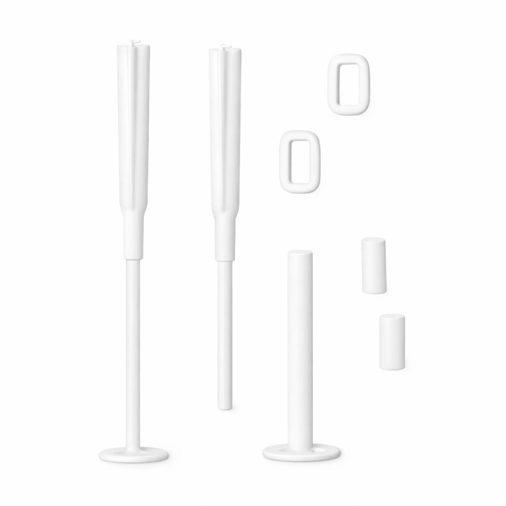 Vogel & Noot Vono Standkonsolen-Set PK1, für Rohfußboden, 2x Konsolen, 2x Rosetten, 2x Abdeckkappen, 1 Stk.