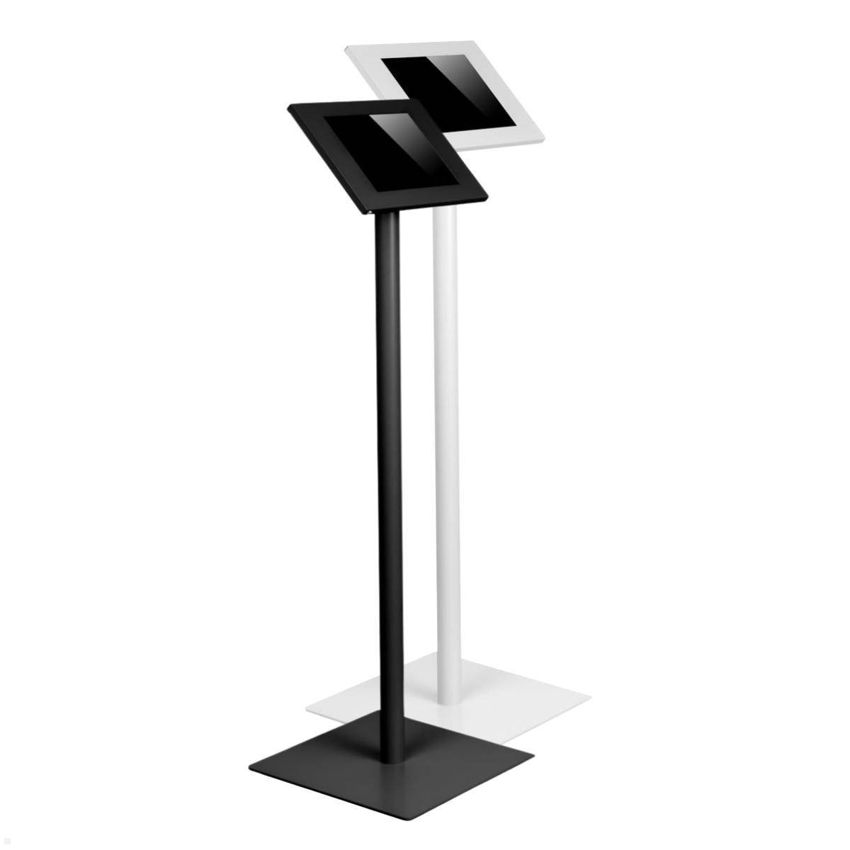 TabLines TBS003 Tablet Bodenständer mit Tablet Schutzgehäuse, weiß