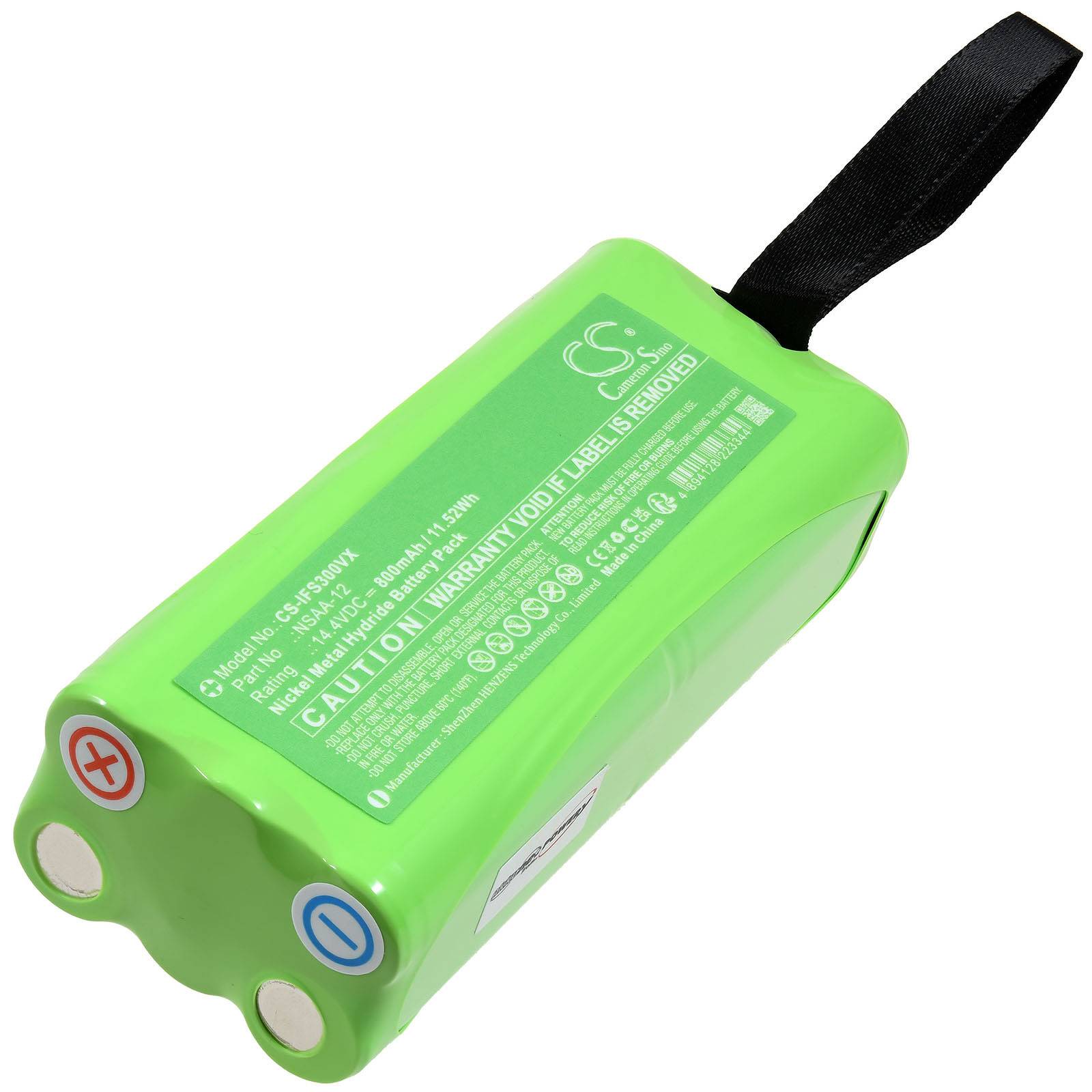 Powery Akku für Infinuvo Cleanmate S300 S400 Saugroboter / Typ NSAA-12, 14,4V, NiMH