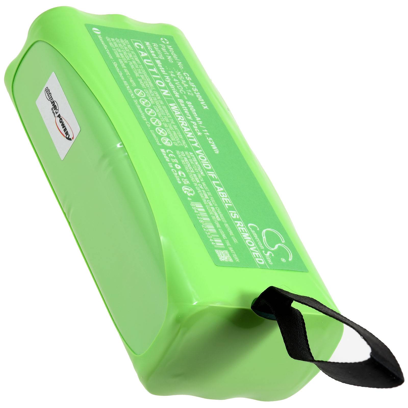 Powery Akku für Infinuvo Cleanmate S300 S400 Saugroboter, 14,4V, NiMH